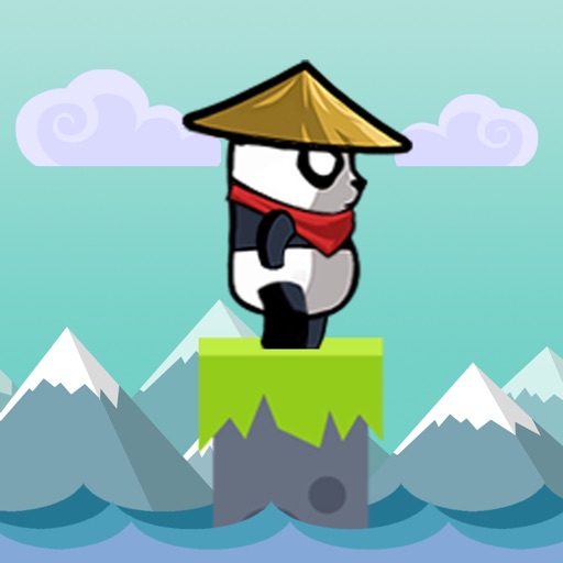 Spring Baby Ninja Panda - Stick Jumpy Hero icon