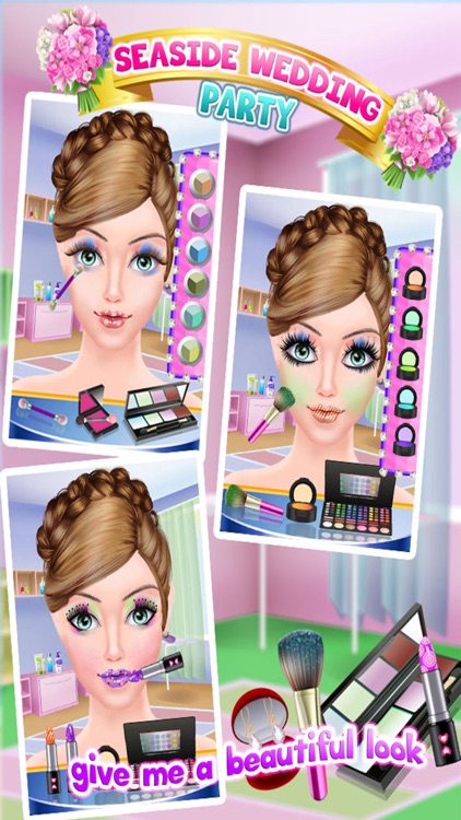 Seaside Wedding Party Makeover & Dress up Salon Girls Game