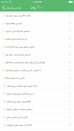 Kurdish Proverbs په ندی پێشینان(圖2)-速報App