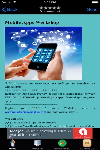 Mobile Apps Workshop screenshot 2