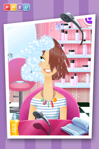 Girls Hair Salon - Hair Style & Makeover Game for Kids, by Pazu screenshot 4