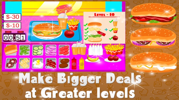 Fast Sandwiches Maker – Crazy cooking & chef mania game for kids