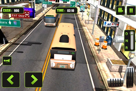 Real Modern city Bus driving simulator 3d 2016 - transport passengers through real city traffic screenshot 3