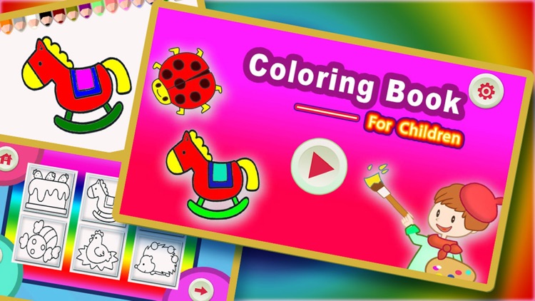 Coloring Book For Kids  - Happy to Doodle and Draw Something For Children