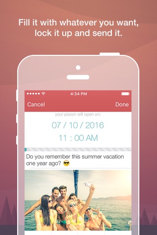psoon - send messages to the future screenshot 2