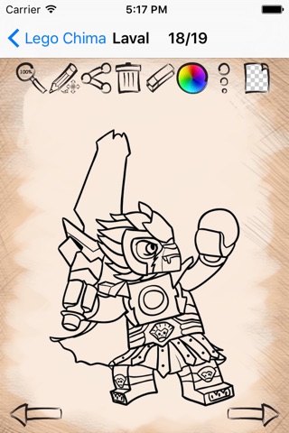 Draw And Paint Lego Chima Version screenshot 4