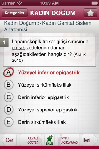 Tüm TUS Soruları - Kadın Doğum screenshot 4