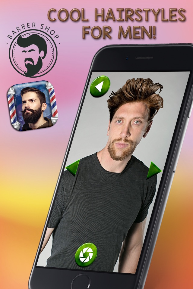 Barber Shop Make-over – Cool Beard and Mustache Stickers in the Best Hair Style Salon for Men screenshot 4