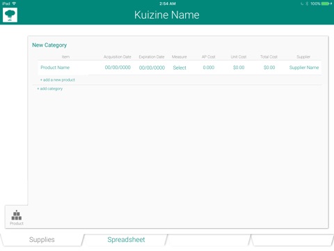 Screenshot of Kuizine
