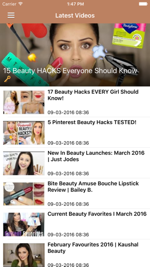 Makeup Tutorials Pro(圖1)-速報App