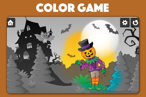 Cute Monsters Color & Scratch Game for kids and toddlers screenshot 2