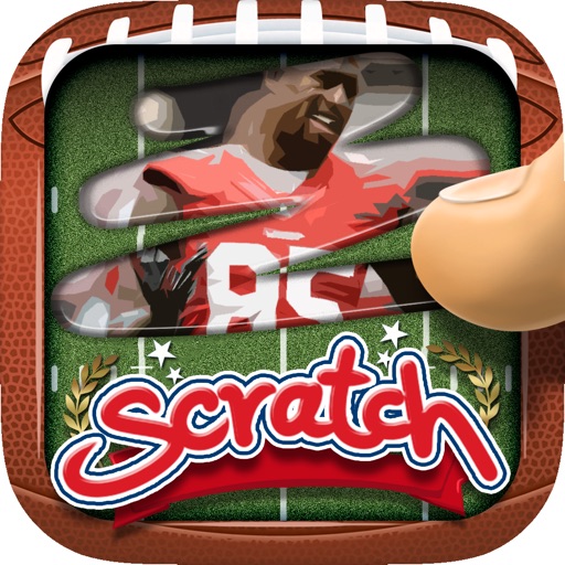 Scratch The Pics : Football Stars Trivia Photo Reveal Games Pro icon