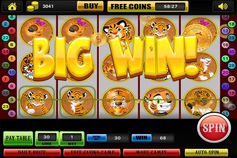 Tiger Eye Slots - All New Las Vegas Super Casino Slot Machines Pro screenshot 2