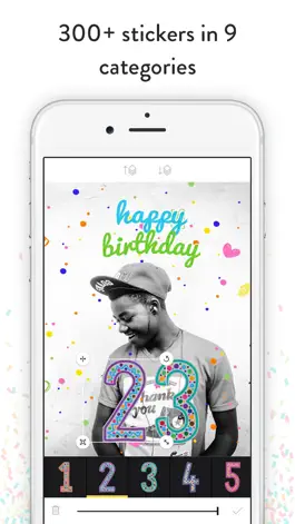 Game screenshot Birthday Stickers - Frames, Balloons and Party Decor Photo Overlays apk
