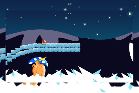 Mushroom Fun Ski Race - Free screenshot 2