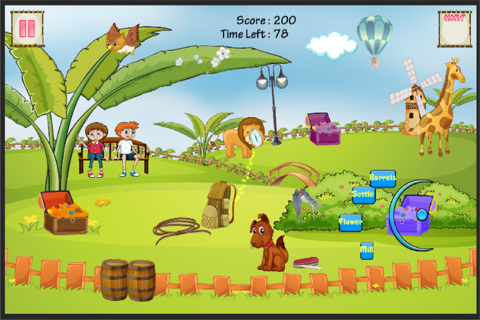 Lovely Zoo Hidden Objects Game screenshot 3