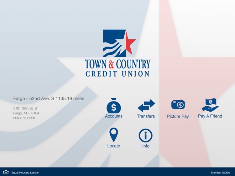 Town and Country CU for iPad