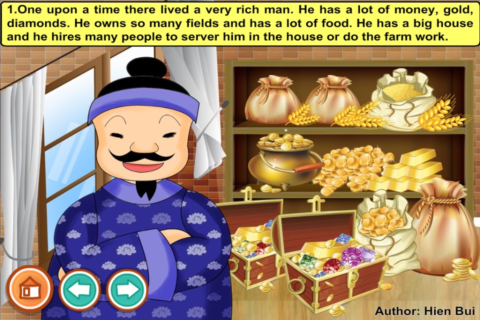 A greedy rich man (story and games for kids) screenshot 2