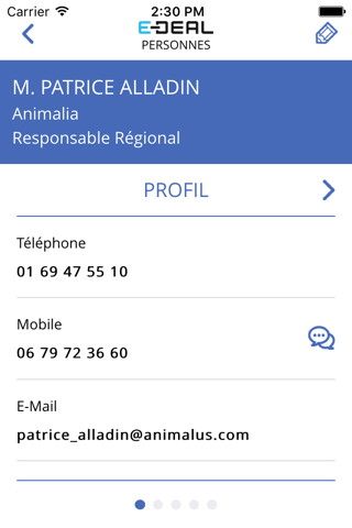 E-DEAL Contacts screenshot 2