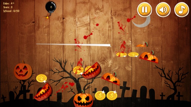 Halloween Ninja Pumpkin slicer(圖4)-速報App