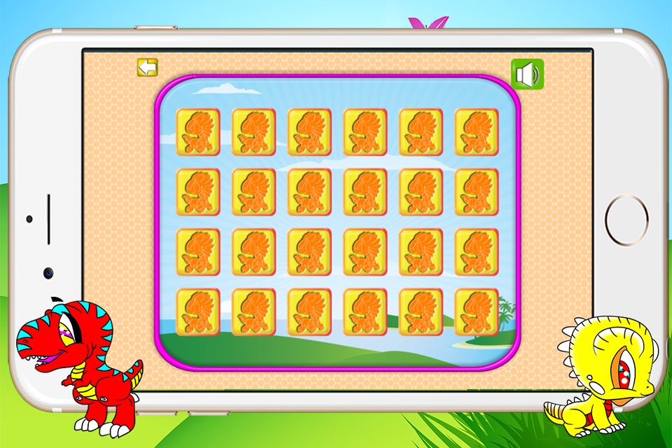 Dinosaur and Dragon Preschool Educational Matching Games for Kids screenshot 3
