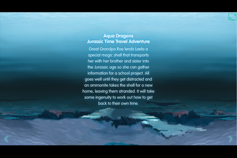 Aqua Dragons Jurassic Time Travel Adventure Interactive Book screenshot 2