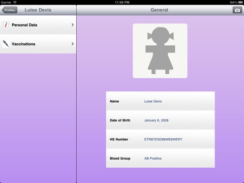 My Vaccinations for iPad screenshot 2