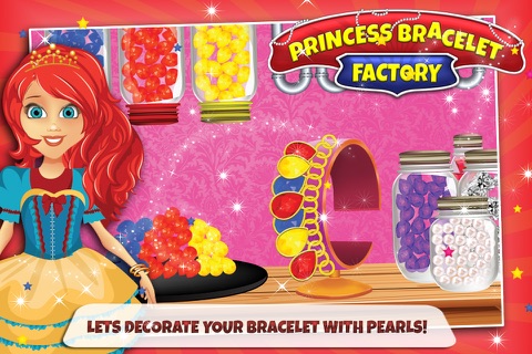 Princess Bracelet Maker – Make, design & decorate the jewelry in this girls game screenshot 4