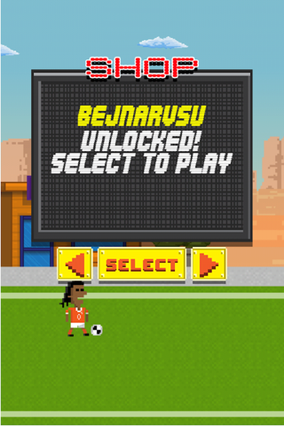 Football Hero Kicker - 8Bit Retro Style Soccer Game screenshot 2