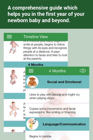 Newborn Development Milestones - including Play and Vaccination Recommendations screenshot 2