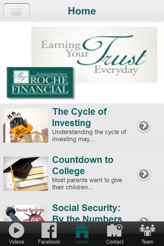 Roche Financial screenshot 2