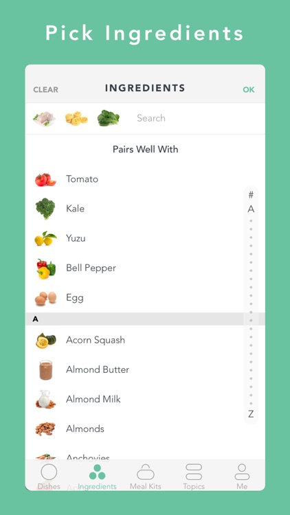 Handpick Recipes & Ingredients screenshot-0
