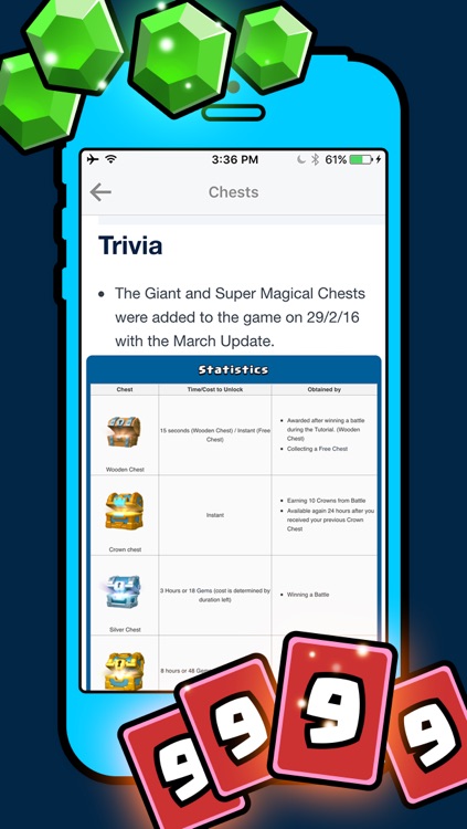 Free Chest Tracker for Clash Royale Game - Gems Guide, Deck Building, Tactics and Strategy
