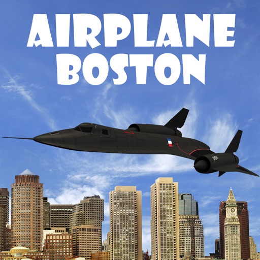 Airplane Boston Icon