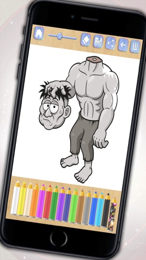 Paint and color zombies - Zombs coloring book for boys and g(圖3)-速報App