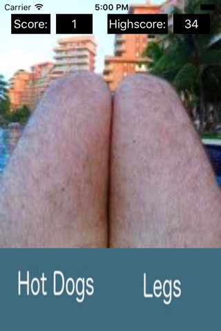 Hot Dogs Or Legs screenshot 2
