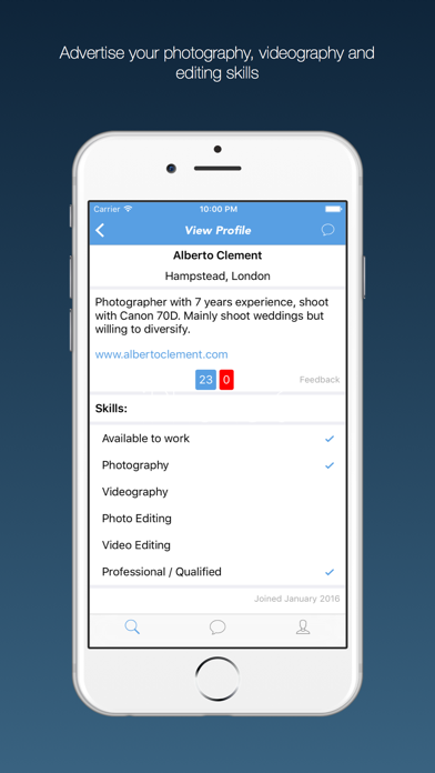 Screenshot #2 pour Mozayk - Photographers, Videographers and Editors
