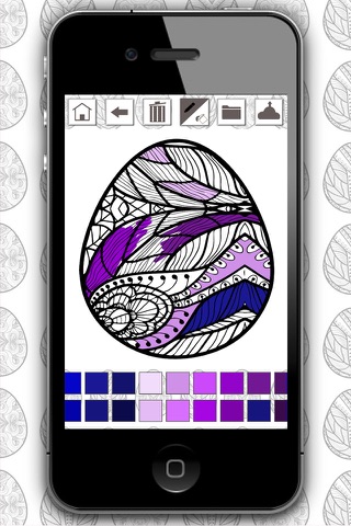 Easter mandalas coloring book Secret Garden colorfy game for adults - Premium screenshot 3