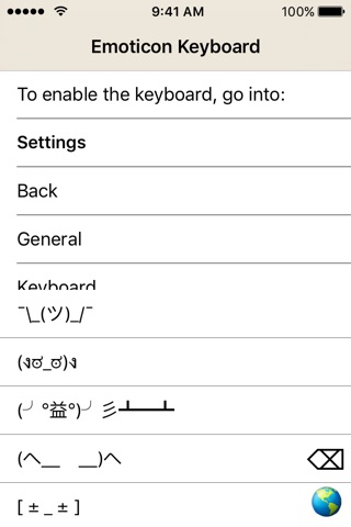 Text Emoticons Keyboard screenshot 2