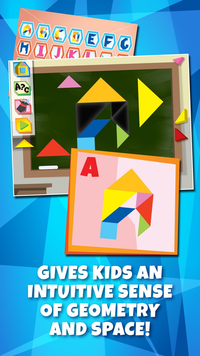 Kids Learning Puzzles Alphabets, My K12 Tangram