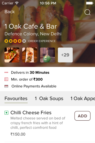 1 Oak Cafe & Bar screenshot 2