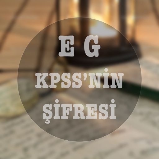 EG KPSS'NİN ŞİFRESİ icon