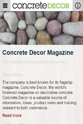 Concrete Decor Magazine screenshot 2