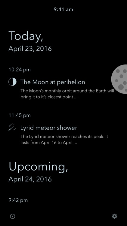 Solaris Sky Calendar