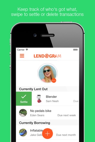 Lendogram: Request, Lend and Borrow with Friends screenshot 2