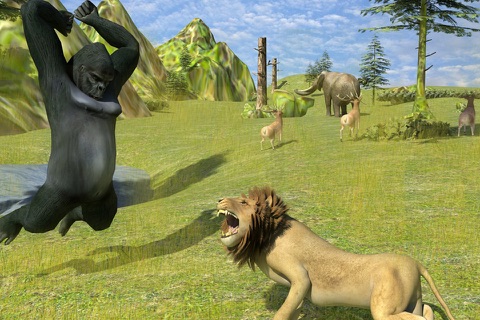 Angry mad gorilla wild attack screenshot 2