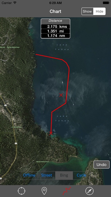 Lake Tahoe – Raster Nautical Charts