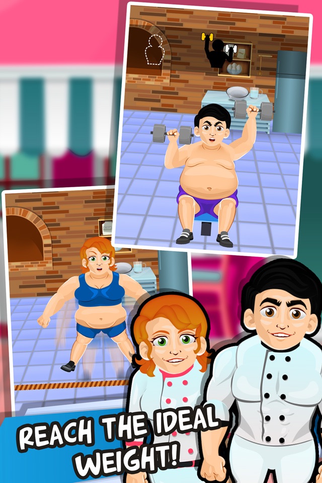 Chef Fat to Fit World Dash - cool run jump-ing & diner cooking games for kids! screenshot 4