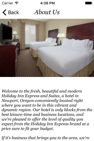 Holiday Inn Express and Suites Newport screenshot 3