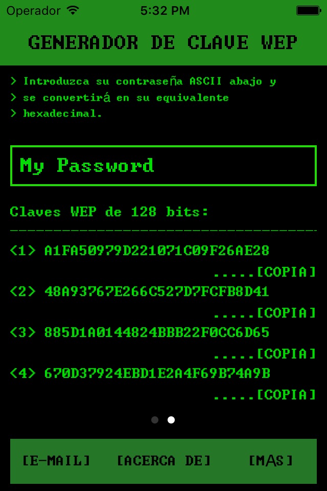 Wifi Password Generator Pro – Secure WEP Keys screenshot 2